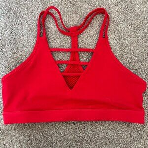 Women's Zyia Grid Bra-2 Red XL NWOT